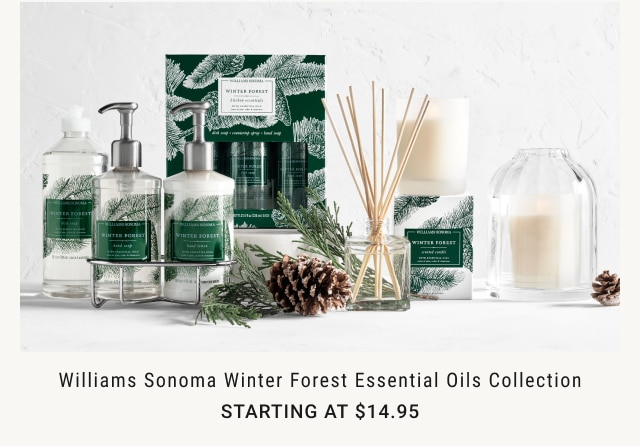 Williams Sonoma Winter Forest Essential Oils Collection Starting at $14.95