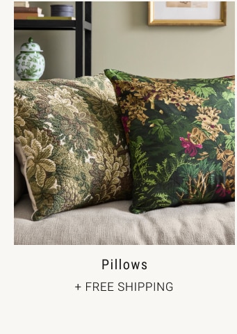 Pillows + FREE SHIPPING