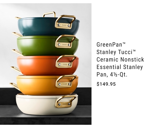 GreenPan™ Stanley Tucci™ Ceramic Nonstick Essential Stanley Pan, 4½-Qt. $149.95