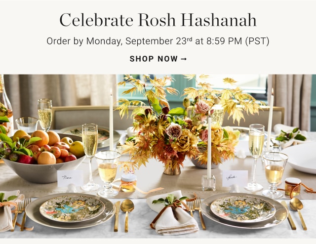 Celebrate Rosh Hashanah - shop now