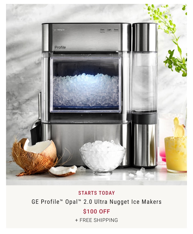 Starts Today - GE Profile™ Opal™ 2.0 Ultra Nugget Ice Makers $100 Off + Free Shipping