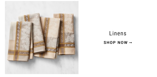 Linens shop now