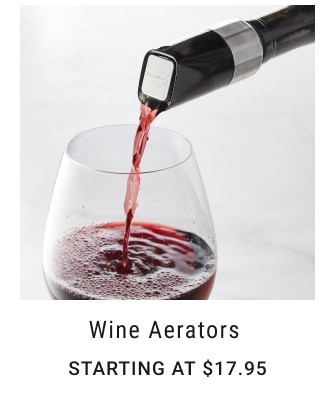 Wine Aerators starting at $17.95