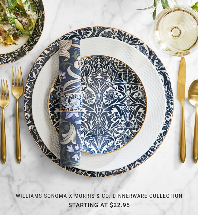 Williams Sonoma x Morris & Co. Dinnerware Collection Starting at $22.95