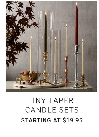 Tiny Taper Candle Sets Starting at $19.95