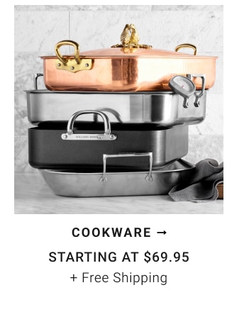 Cookware Starting at $69.95 + Free Shipping