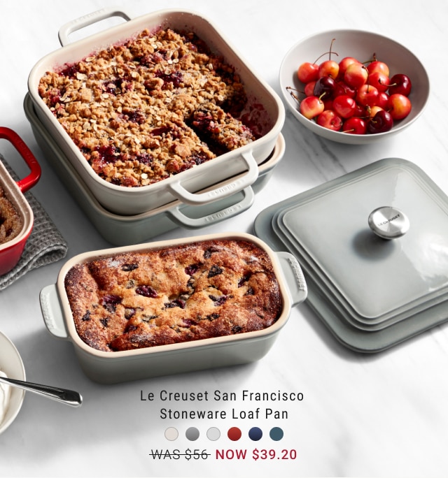 Le Creuset San Francisco Stoneware Loaf Pan NOW $39.20