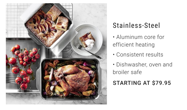 Stainless-Steel Starting at $79.95