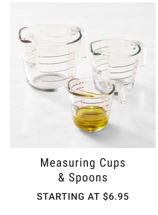 Measuring Cups & Spoons Starting at $6.95