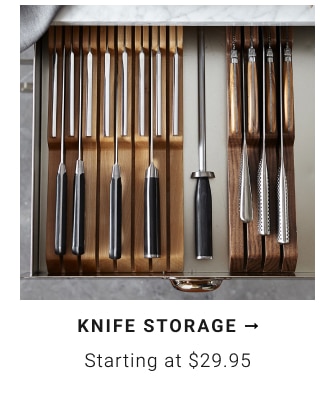 Knife Storage Starting at $29.95