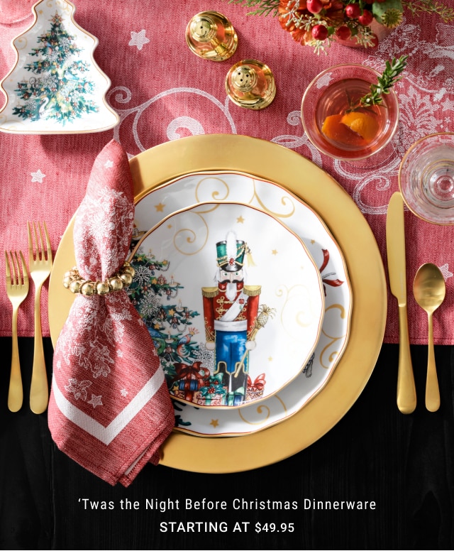 ‘Twas the Night Before Christmas Dinnerware Starting at $49.95