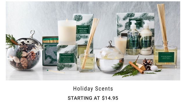 Holiday Scents Starting at $14.95