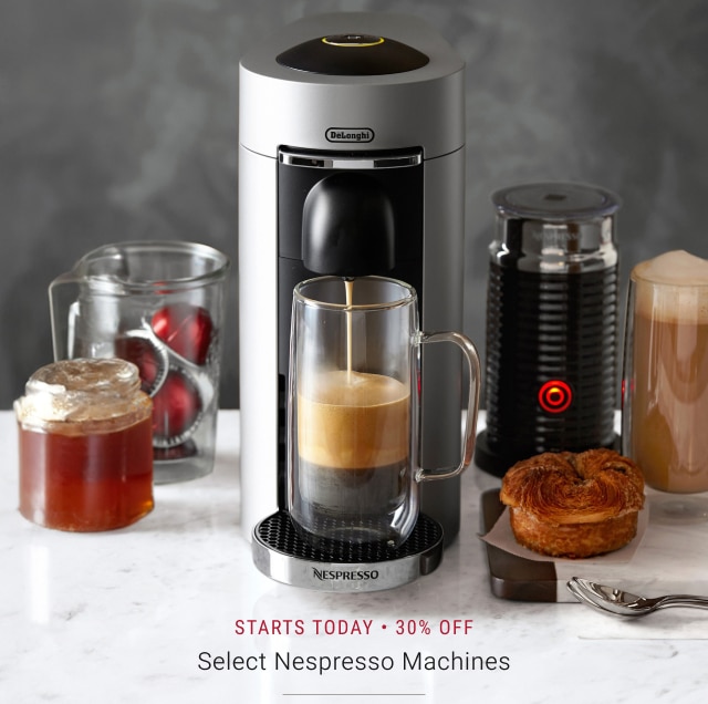 STARTS TODAY • 30% OFF - Select Nespresso Machines