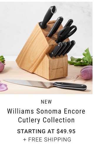 NEW - Williams Sonoma Encore Cutlery Collection Starting at $49.95  + Free Shipping