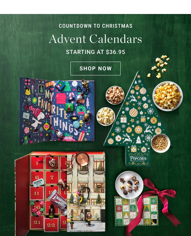 COUNTDOWN TO CHRISTMAS - Advent Calendars starting at $36.95 - shop now