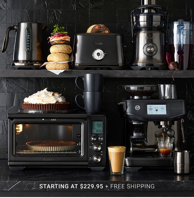 Breville Noir Collection Starting at $229.95 + Free Shipping