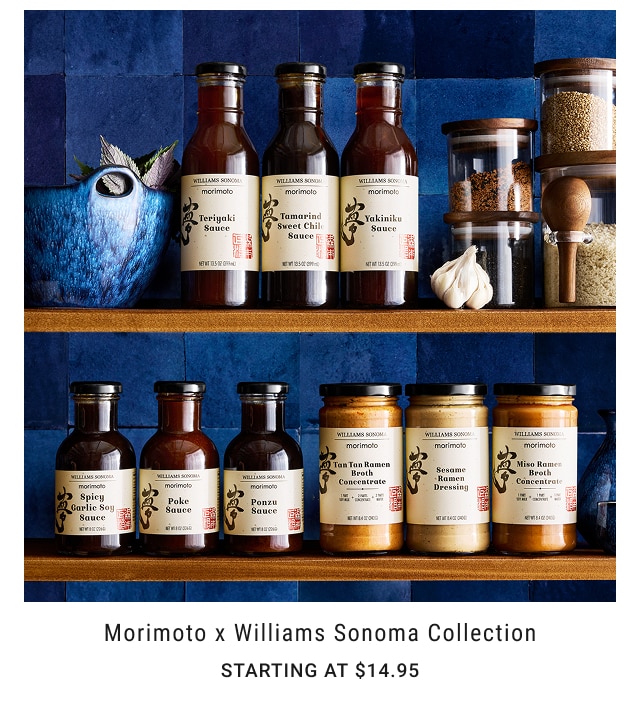 Morimoto x Williams Sonoma Collection Starting at $14.95