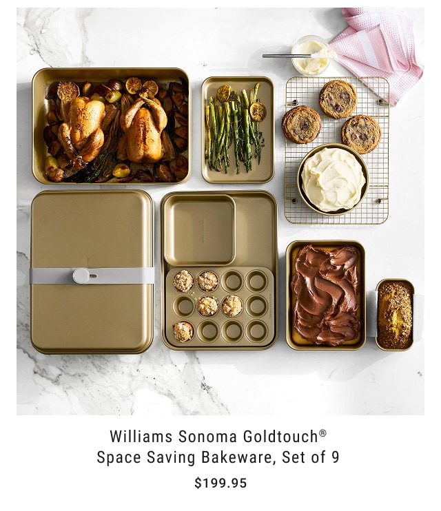 Williams Sonoma Goldtouch® Space Saving Bakeware, Set of 9 - $199.95