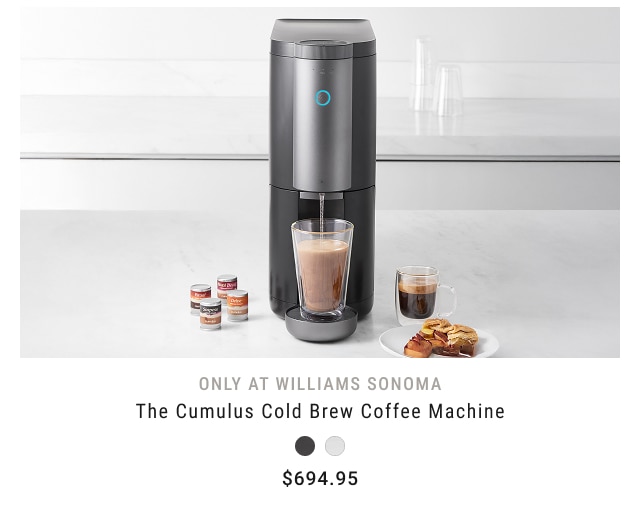 only at Williams Sonoma - The Cumulus Cold Brew Coffee Machine - $694.95