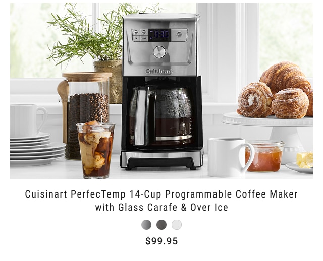 Cuisinart PerfecTemp 14-Cup Programmable Coffee Maker with Glass Carafe & Over Ice - $99.95