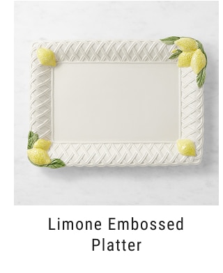 Limone Embossed Platter