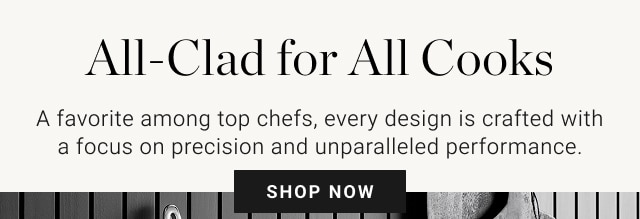 All-Clad for All Cooks - shop now