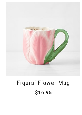 Figural Flower Mug - $16.95