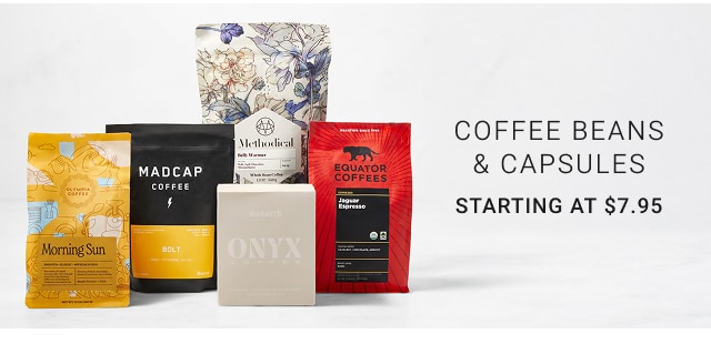 Coffee Beans & Capsules Starting at $7.95