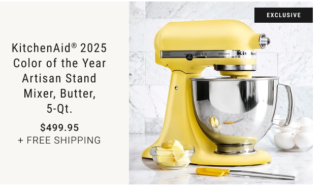 KitchenAid® 2025 Color of the Year Artisan Stand Mixer, Butter, 5-Qt. $499.95 tarting at + free shipping