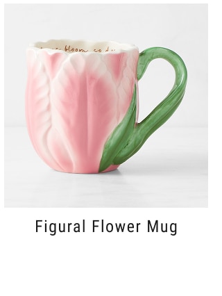Figural Flower Mug