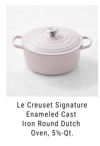 Le Creuset Signature Enameled Cast  Iron Round Dutch  Oven, 5½-Qt.