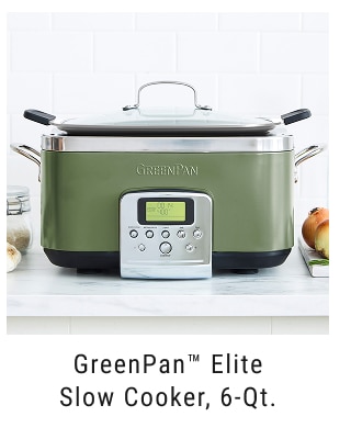 GreenPan™ Elite Slow Cooker, 6-Qt.