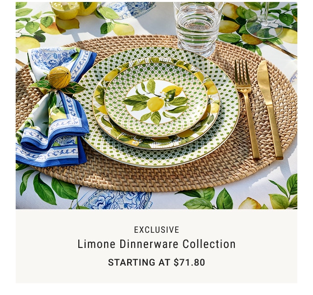 EXCLUSIVE - Limone Dinnerware Collection Starting at $71.80