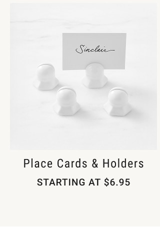 Place Cards & Holders Starting at $6.95