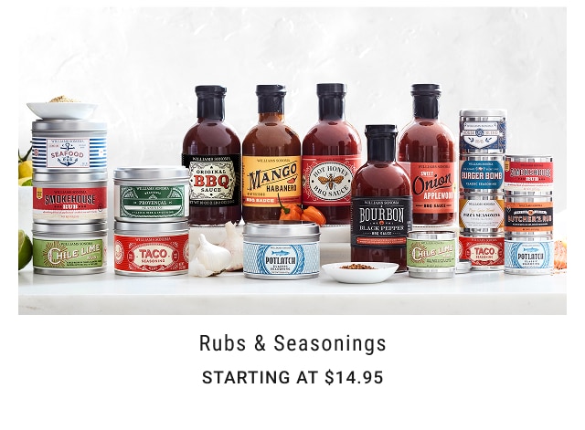 Rubs & Seasonings Starting at $14.95