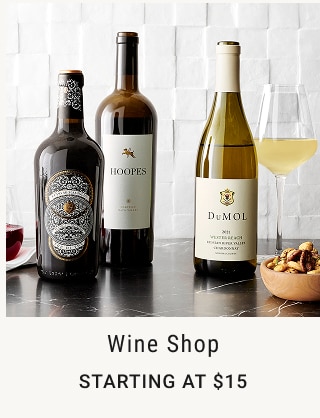 Wine Shop Starting at $15