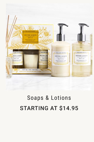 Soaps & Lotions Starting at $14.95