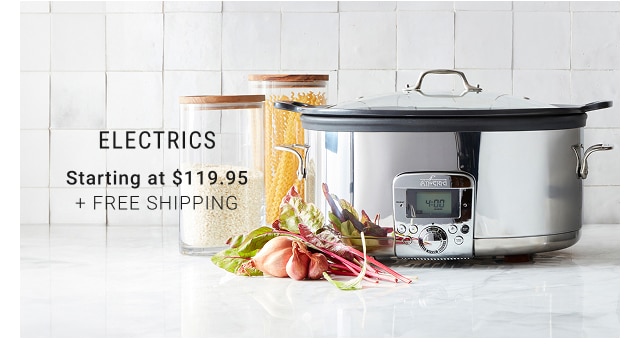Electrics Starting at $119.95 + FREE SHIPPING