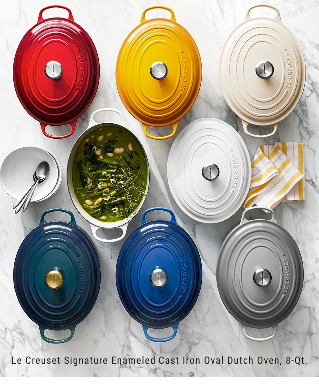 Le Creuset Signature Enameled Cast Iron Oval Dutch Oven, 8-Qt.