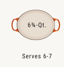 6 ¾ -Qt. Serves 6-7