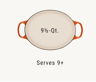 9½ -Qt. Serves 9+ 