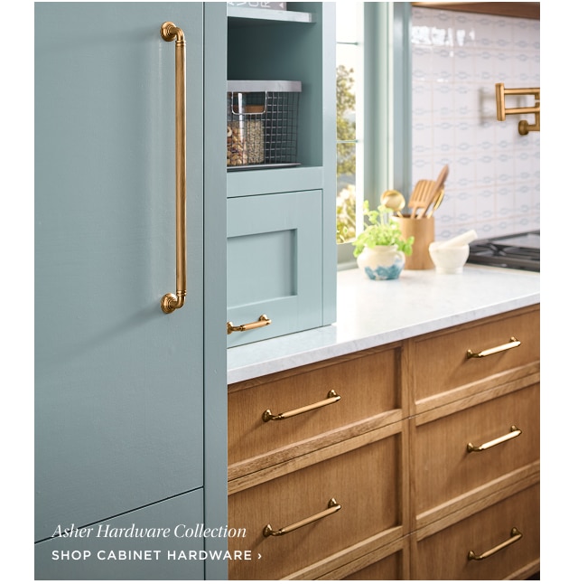 Asher Hardware Collection - shop cabinet hardware