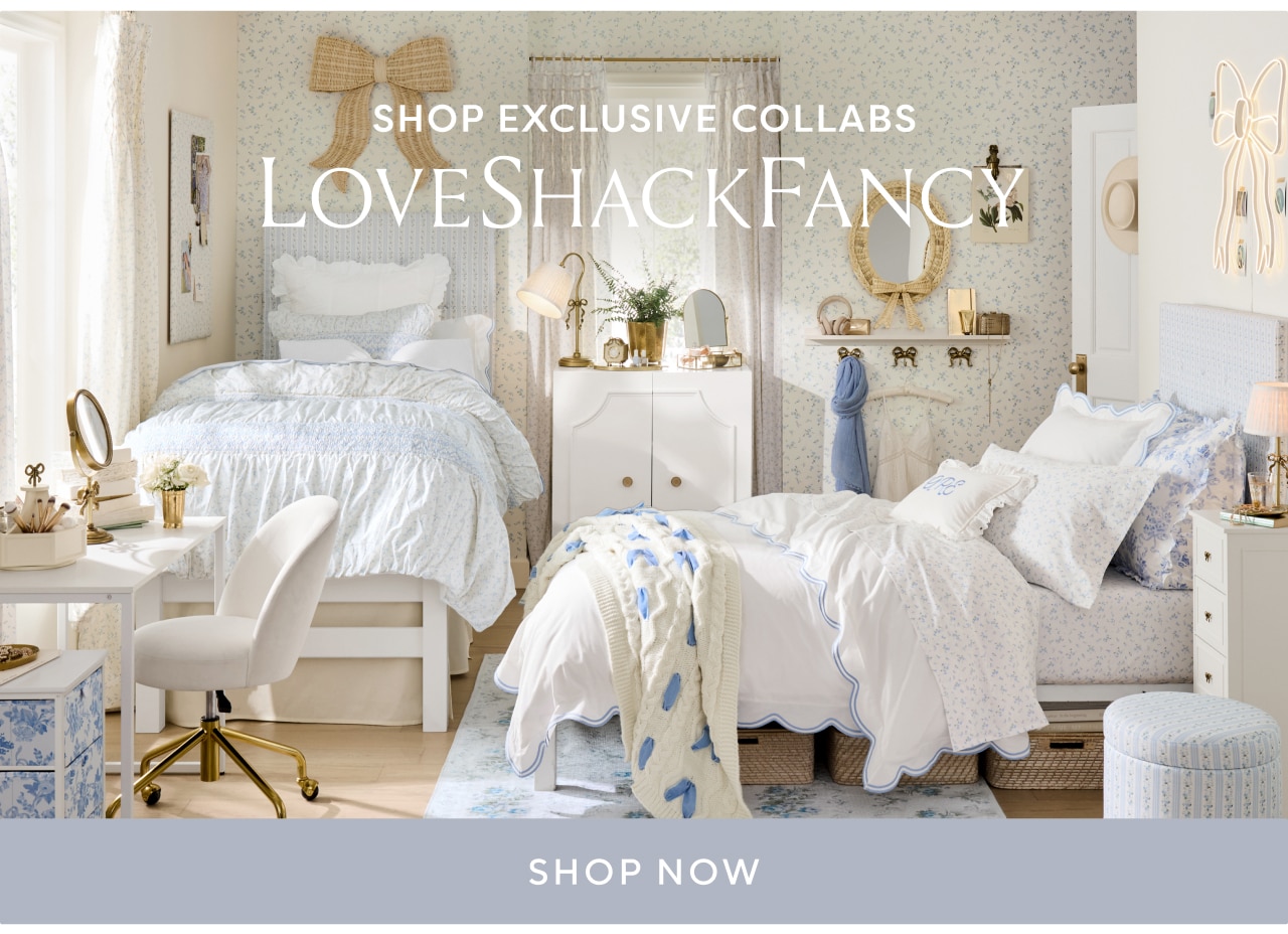 SHOP EXCLUSIVE COLLABS - Loveshackfancy - shop now