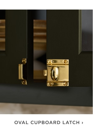 oval cupboard latch