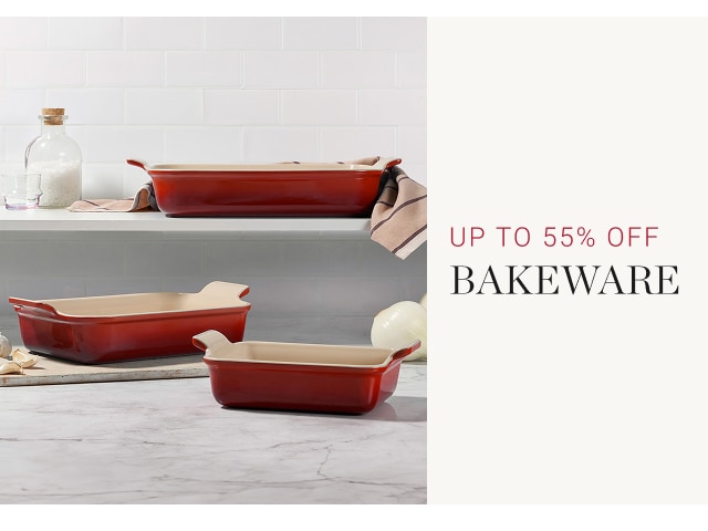 Up to 55% Off Bakeware