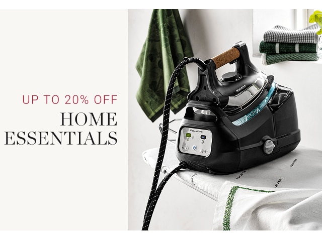 up to 20% off Home Essentials