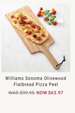 Williams Sonoma Olivewood Flatbread Pizza Peel NOW $63.97