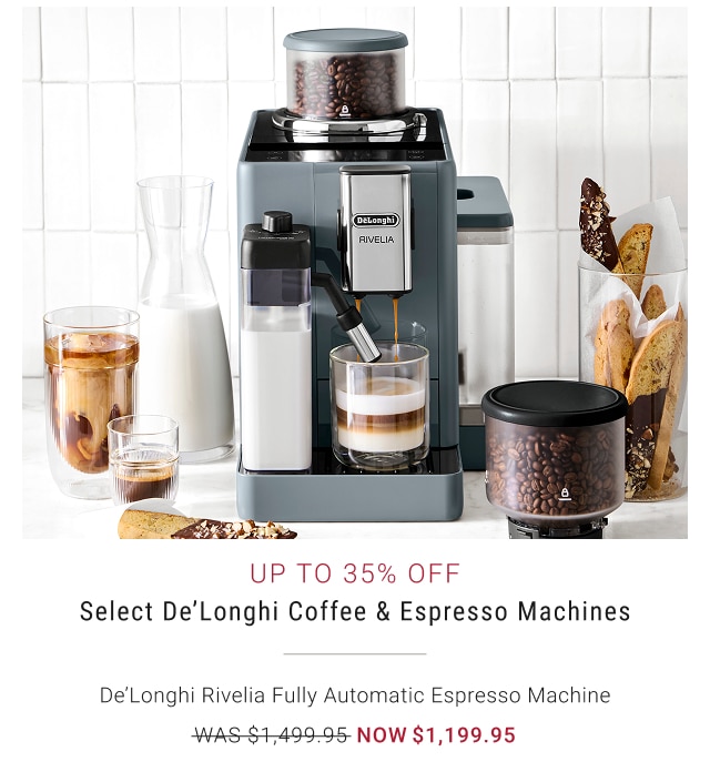 Up to 35% Off Select De’Longhi Coffee & Espresso Machines