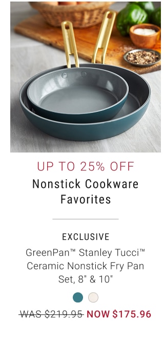 Up to 25% Off Nonstick Cookware Favorites