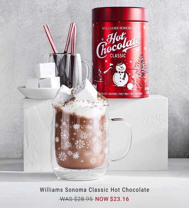 williams sonoma classic hot chocolate - was $28.95 - now $23.16